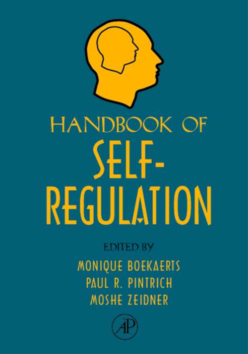 Book cover of Handbook of Self-Regulation