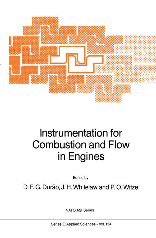 Book cover of Instrumentation for Combustion and Flow in Engines (1989) (NATO Science Series E: #154)