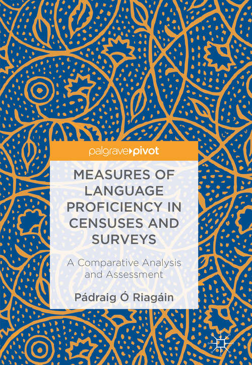 Book cover of Measures of Language Proficiency in Censuses and Surveys: A Comparative Analysis and Assessment