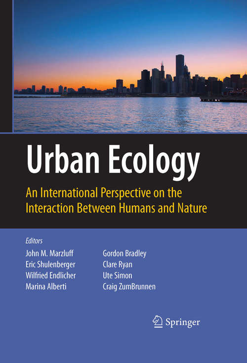 Book cover of Urban Ecology: An International Perspective on the Interaction Between Humans and Nature (2008)