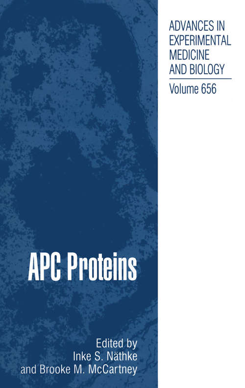 Book cover of APC Proteins (pdf) (2009) (Advances in Experimental Medicine and Biology #656)