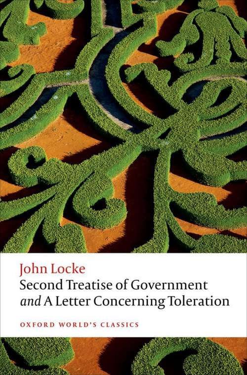 Book cover of Second Treatise of Government and A Letter Concerning Toleration (Oxford World's Classics)