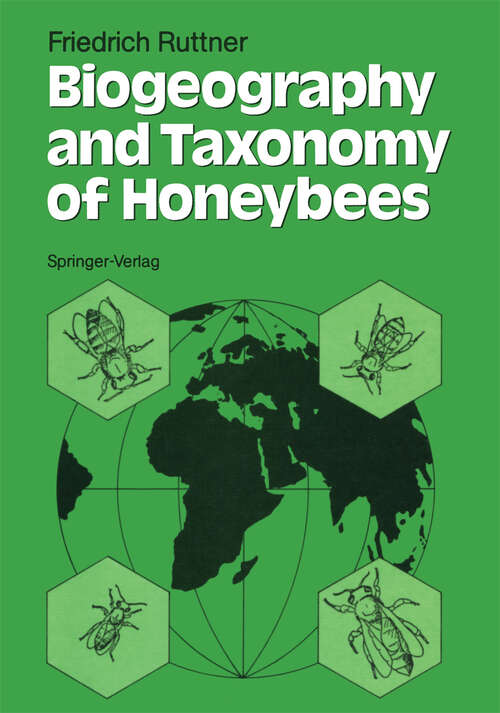 Book cover of Biogeography and Taxonomy of Honeybees (1988)