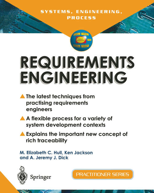 Book cover of Requirements Engineering (2002) (Practitioner Series)