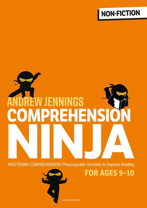 Book cover of Comprehension Ninja for Ages 9-10: Comprehension worksheets for Year 5