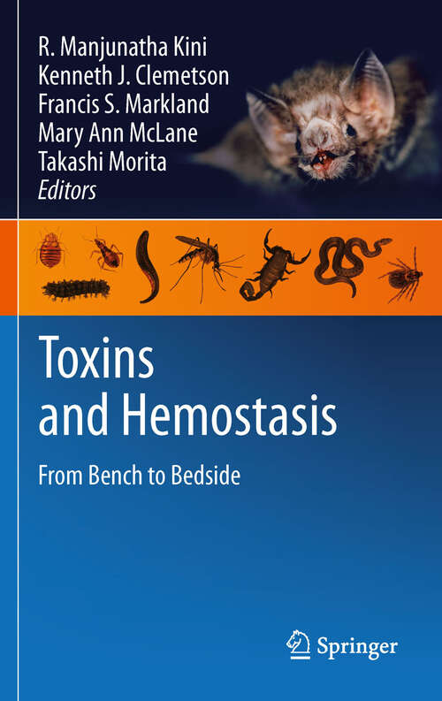 Book cover of Toxins and Hemostasis: From Bench to Bedside (2011)
