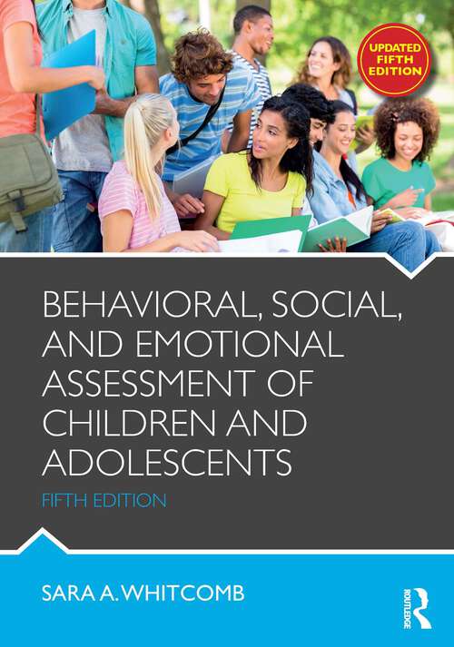 Book cover of Behavioral, Social, and Emotional Assessment of Children and Adolescents