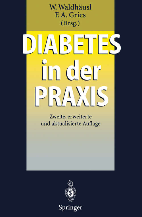 Book cover of Diabetes in der Praxis (2. Aufl. 1996)