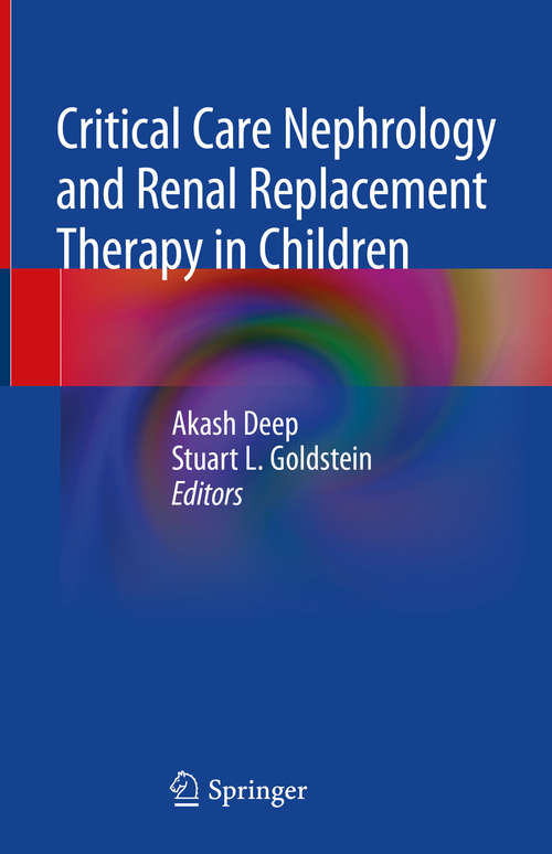 Book cover of Critical Care Nephrology and Renal Replacement Therapy in Children