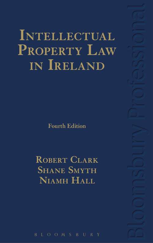 Book cover of Intellectual Property Law in Ireland