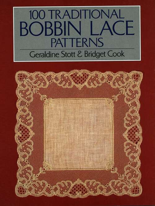 Book cover of 100 Traditional Bobbin Lace Patterns