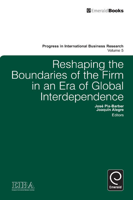 Book cover of Reshaping the Boundaries of the Firm in an Era of Global Interdependence (PDF)