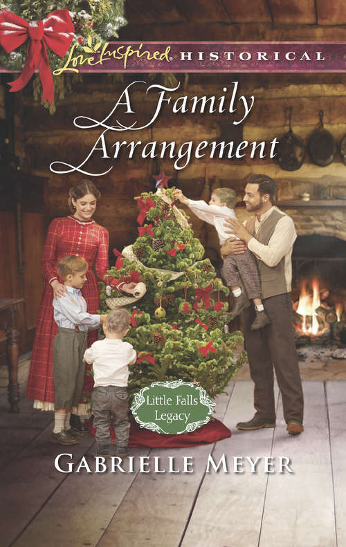 Book cover of A Family Arrangement: Pony Express Christmas Bride Cowgirl Under The Mistletoe A Family Arrangement Wed On The Wagon Train (ePub edition) (Little Falls Legacy #1)