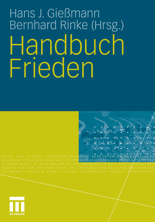 Book cover of Handbuch Frieden (2011)