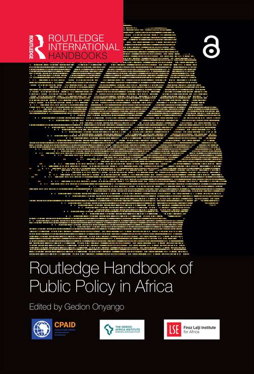 Book cover of Routledge Handbook of Public Policy in Africa (Routledge International Handbooks)