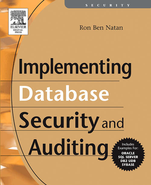 Book cover of Implementing Database Security and Auditing