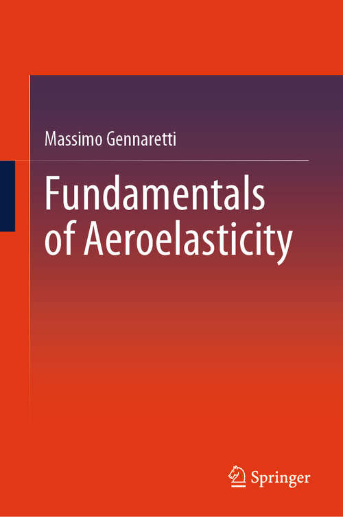 Book cover of Fundamentals of Aeroelasticity (2024)