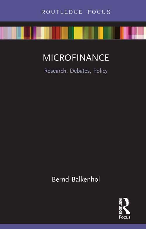 Book cover of Microfinance: Research, Debates, Policy (Routledge Focus on Economics and Finance)