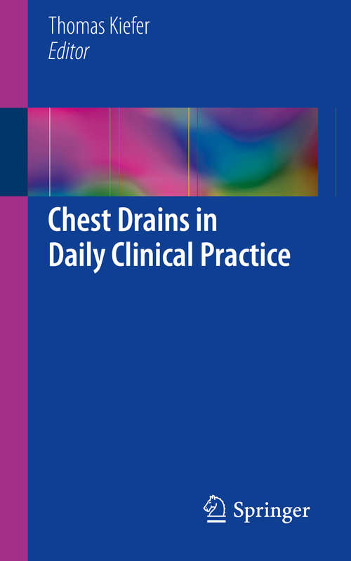 Book cover of Chest Drains in Daily Clinical Practice