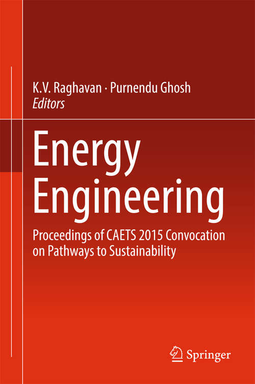 Book cover of Energy Engineering: Proceedings of CAETS 2015 Convocation on Pathways to Sustainability