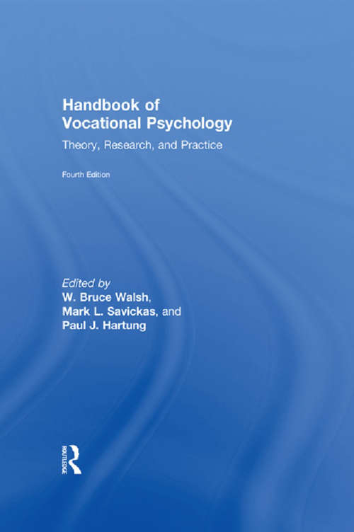 Book cover of Handbook of Vocational Psychology: Theory, Research, and Practice (4)