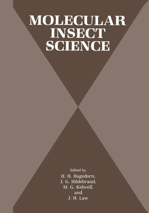 Book cover of Molecular Insect Science (1990)