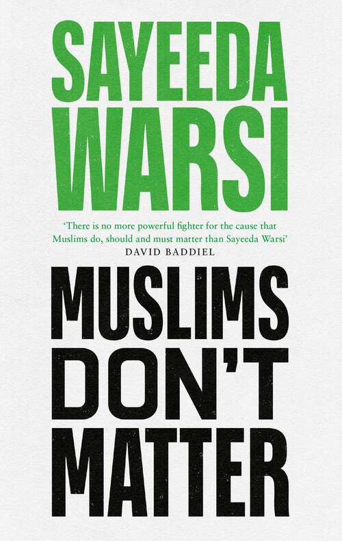 Book cover of Muslims Don't Matter