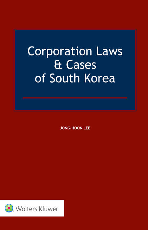 Book cover of Corporation Laws & Cases of South Korea