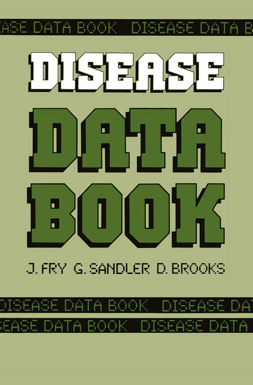 Book cover of Disease Data Book (1986)