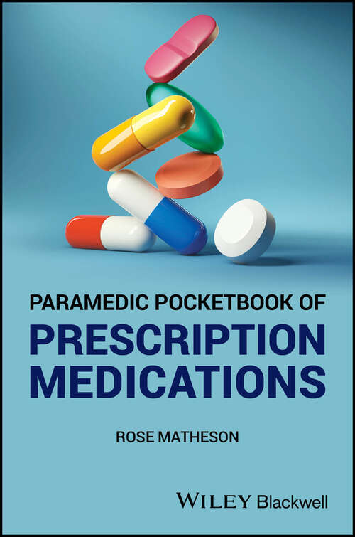 Book cover of Paramedic Pocketbook of Prescription Medications