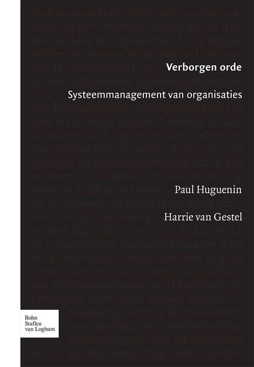 Book cover of Verborgen orde: Systeemmanagement van organisaties (1st ed. 2007)