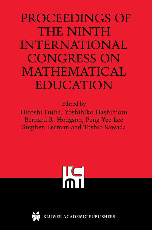 Book cover of Proceedings of the Ninth International Congress on Mathematical Education (2004)