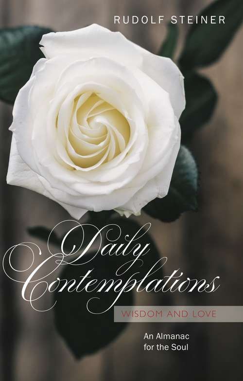 Book cover of Daily Contemplations: Wisdom and Love. An Almanac for the Soul