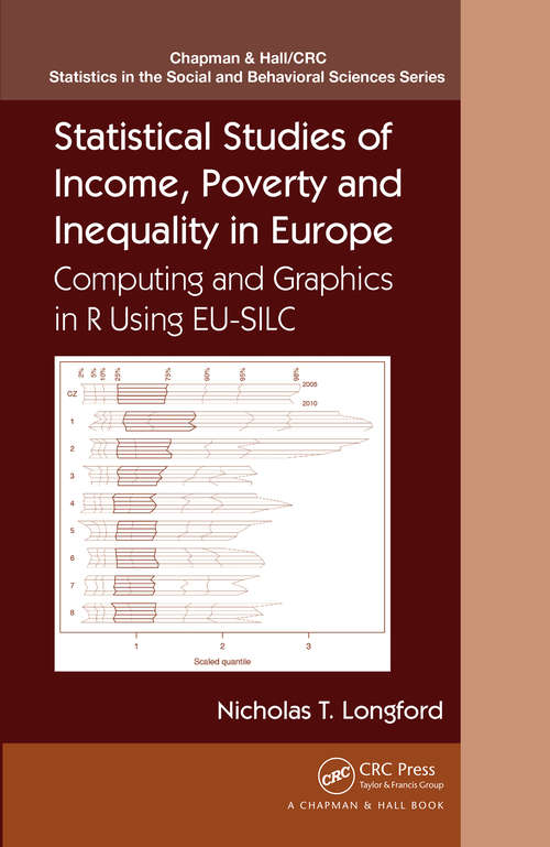 Book cover of Statistical Studies of Income, Poverty and Inequality in Europe: Computing and Graphics in R using EU-SILC