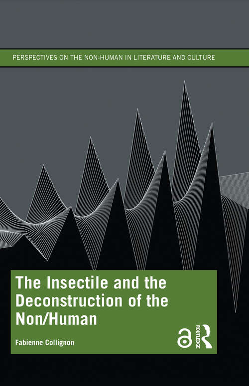 Book cover of The Insectile and the Deconstruction of the Non/Human (Perspectives on the Non-Human in Literature and Culture)