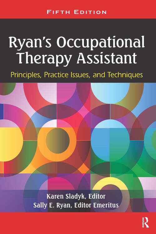 Book cover of Ryan's Occupational Therapy Assistant: Principles, Practice Issues, and Techniques