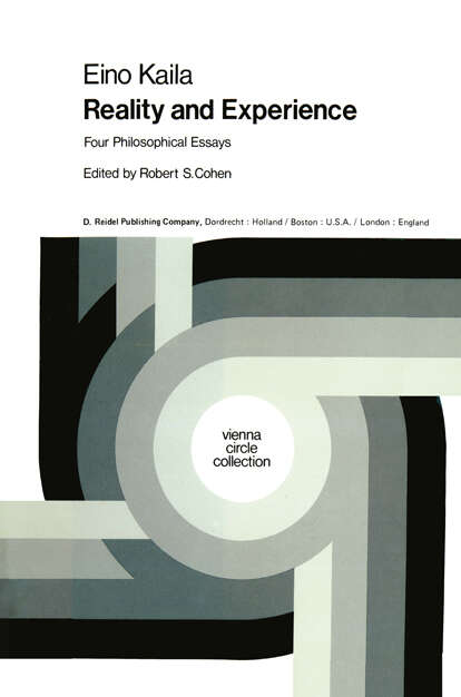 Book cover of Reality and Experience: Four Philosophical Essays (1979) (Vienna Circle Collection #12)