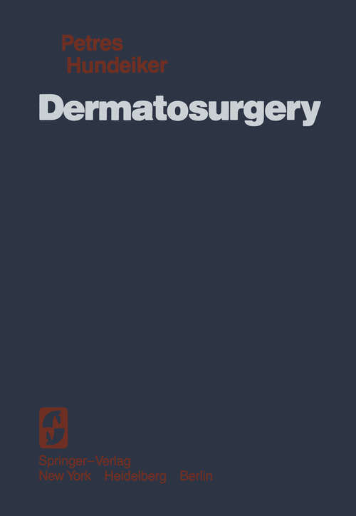 Book cover of Dermatosurgery (1978)