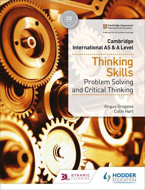 Book cover of Cambridge International AS & A Level Thinking Skills (PDF)