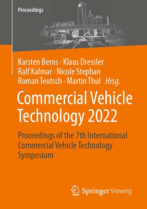 Book cover of Commercial Vehicle Technology 2022: Proceedings of the 7th International Commercial Vehicle Technology Symposium (1. Aufl. 2022) (Proceedings)