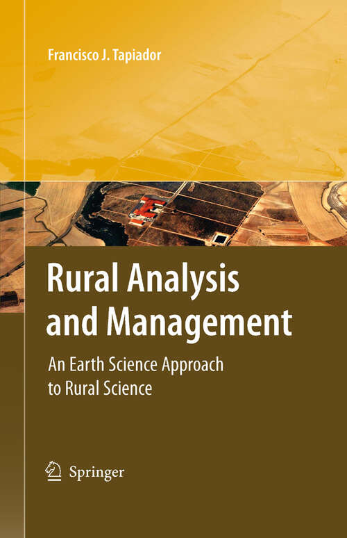 Book cover of Rural Analysis and Management: An Earth Science Approach to Rural Science (2008)