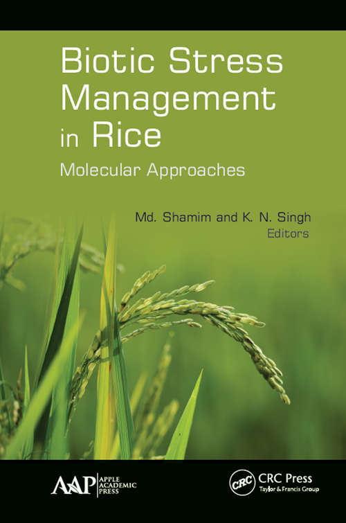 Book cover of Biotic Stress Management in Rice: Molecular Approaches