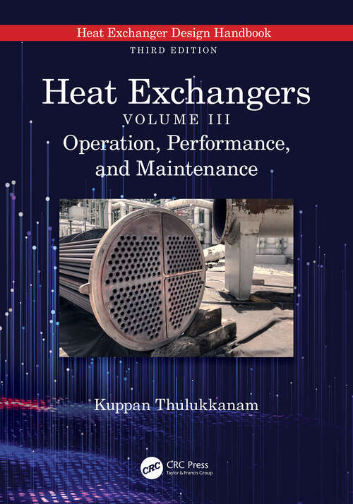 Book cover of Heat Exchangers: Operation, Performance, and Maintenance