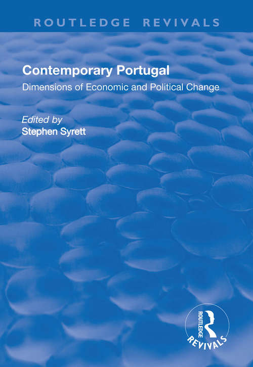 Book cover of Contemporary Portugal: Dimensions of Economic and Political Change