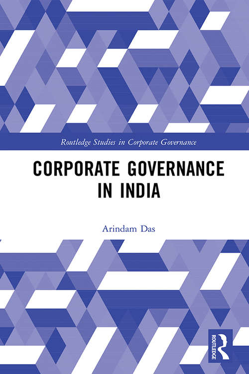 Book cover of Corporate Governance in India (Routledge Studies in Corporate Governance)