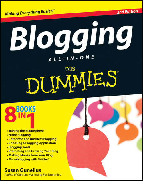 Book cover of Blogging All-in-One For Dummies (2)