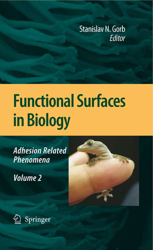 Book cover of Functional Surfaces in Biology: Adhesion Related Phenomena Volume 2 (2009)