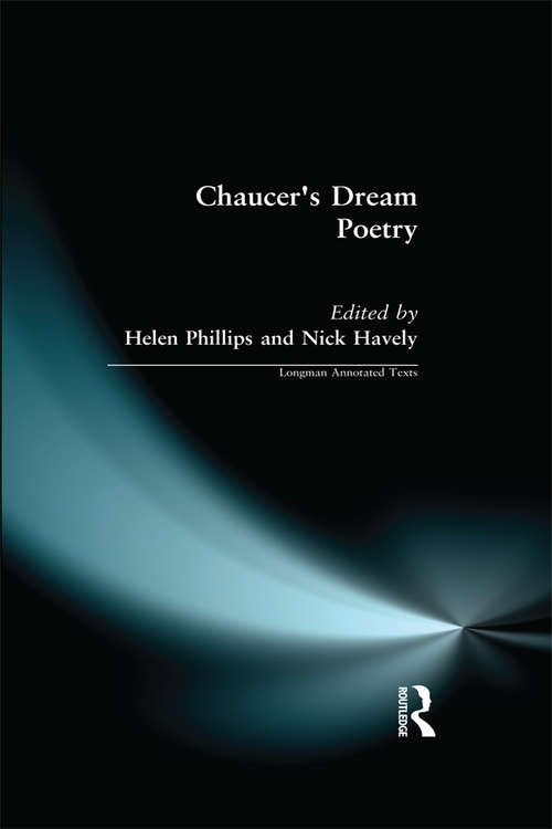 Book cover of Chaucer's Dream Poetry (2) (Longman Annotated Texts)