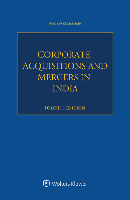 Book cover of Corporate Acquisitions and Mergers in India (4)