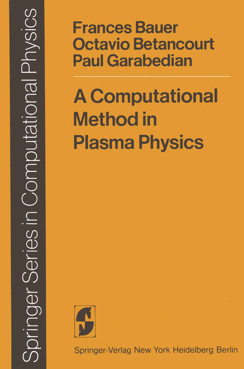 Book cover of A Computational Method in Plasma Physics (1978) (Scientific Computation)